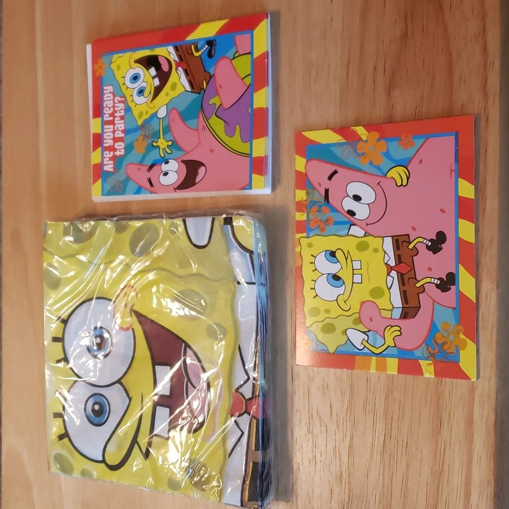 Sponge Bob party supplies